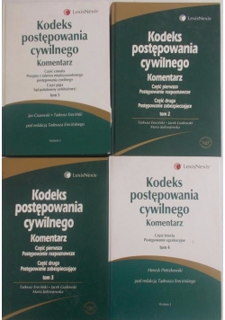 Kodeks postępowania cywilnego, tom II, II, IV, V