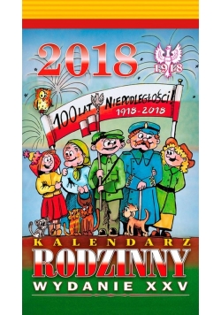 Kalendarz rodzinny 2018 zdzierak