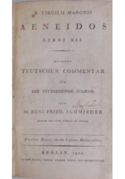 Aeneidos libri XII, 1800 r.