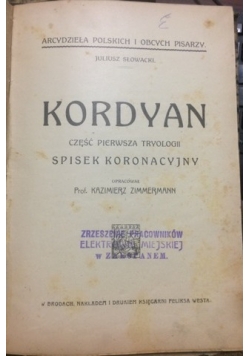 Kordyan, 1921 r.