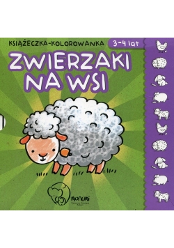 Książeczka kolowanka zwierzaki na wsi