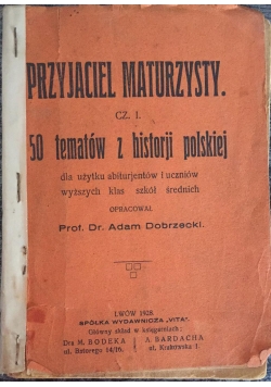 50 tematów z historji polskiej, 1928 r.