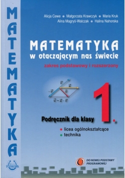 Matematyka w otaczającym nas świecie 1 Podręcznik Zakres podstawowy i rozszerzony