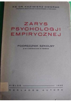 Zarys psychologji empirycznej, 1933r.