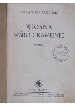 Wiosna wśród kamienic, 1935 r.