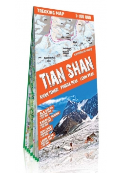 Tien Shan Tian Shan mapa trekkingowa