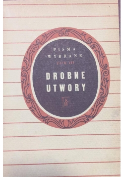 Drobne utwory, tom III, 1950 r.