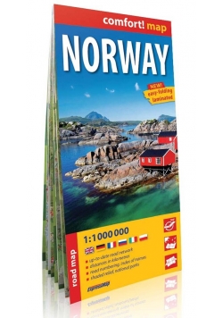 Norwegia mapa samochodowa 1:1000 000