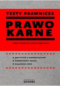 Testy prawnicze Prawo karne
