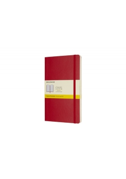 Notes Moleskine Classic L w kratkę czerwony