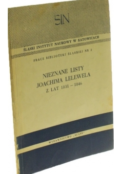 Nieznane listy Joachima Lelewela z lat 1831-1846