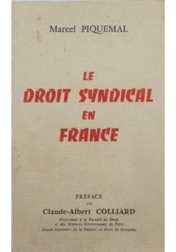 Le Droit Syndical en France