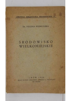 Środowisko wielkomiejskie, 1936 r.