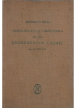Experimentelle Einfuhrung,1940 r.