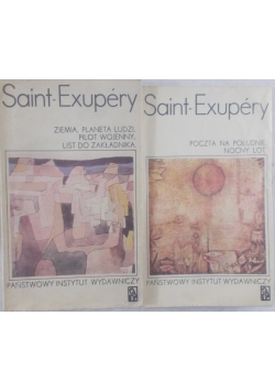 Saint-Exupery, zestaw 2 książek