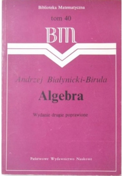 Algebra, tom 40