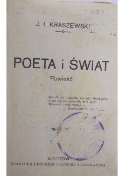 Poeta i świat, 1929r.