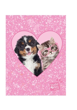 Błyszczący pamiętnik/ notes Studio Pets