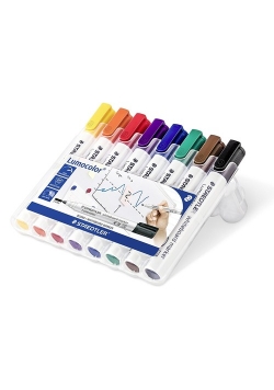 Marker Lumocolor whiteboard 10 kolorów
