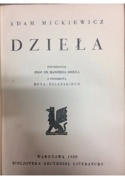 Dzieła,1920