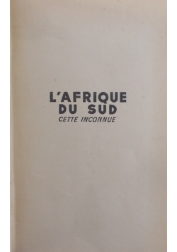 L' Afrique du sud, 1948 r.