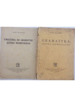 Gramatyka języka niemieckiego, 1927 r., 2 książki