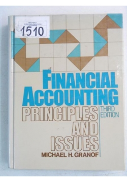 Financial Accounting. Principles and Issues