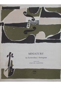 Miniatury na kontrabas i fortepian