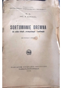 Sortowanie drewna dla celów rolnych, przemysłowych i handlowych, 1992 r.