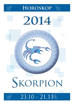 Skorpion Horoskop 2014