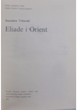 Eliade i Orient