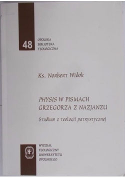 Physis w pismach Grzegorza z Nazjanzu