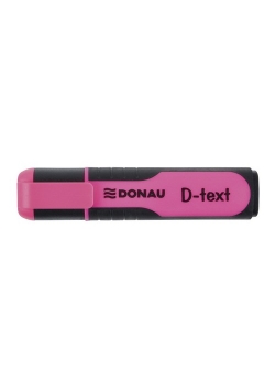 Zakreślacz fluorescencyjny Donau D-text różowy