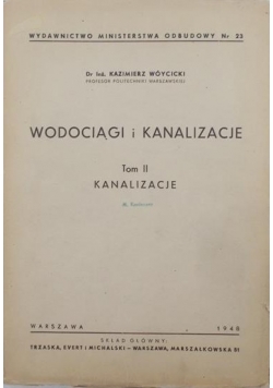 Wodociągi i kanalizacje, tom II, 1948 r.