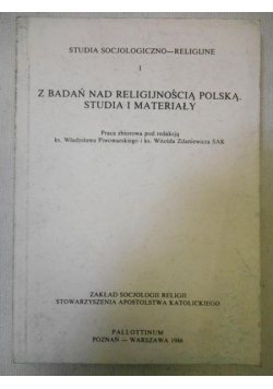 Z badań nad religijnością polską
