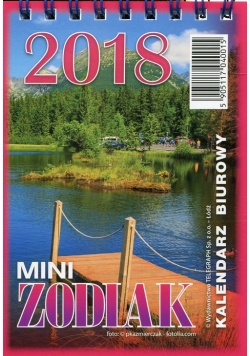 Kalendarz biurowy 2018 Mini Zodiak mix wzorów