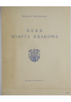Herb Miasta Krakowa,1937