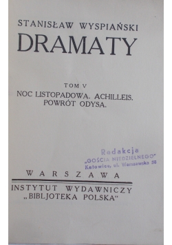 Dzieła , 1929 r.