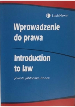 Wprowadzenie do prawa. Introduction to law