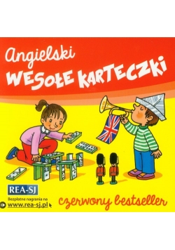 Angielski Wesołe karteczki Czerwony bestseller