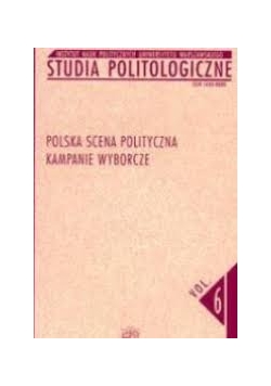 Studia politologiczne, vol. 6