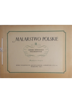 Malarstwo Polskie, 1952r.