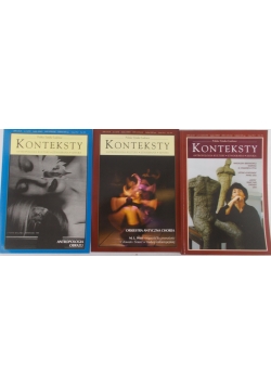 Konteksty zestaw 3 książek
