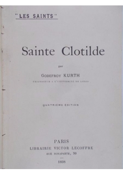 Sainte Clotilde,1898 r.