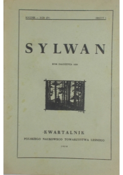 Sylwan Zeszyt 1/1950r.