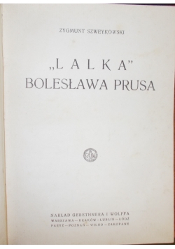 Lalka Bolesława Prusa,1927r.