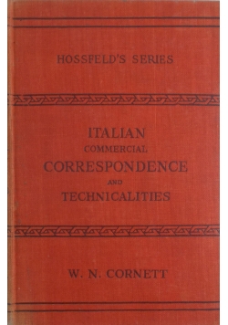 Italian commercial corespondence and technicalities, 1947r.