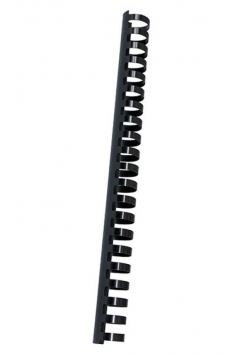 Plastikowe grzbiety do bindowania A4 25mm 50 sztuk czarne