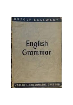 English Grammar, 1939 r.