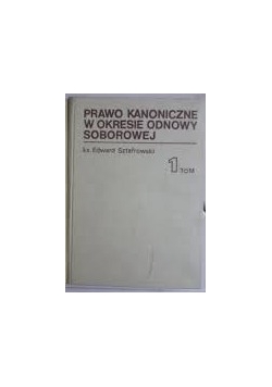Prawo kanoniczne w okresie odnowy soborowej, Tom 1